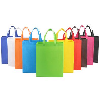 Non-woven Bags ECO friendly shopping Bag Party Gift Tote Bags with Handles Goodie Rainbow Colors Treat Bag for Party Favors 11 Colors