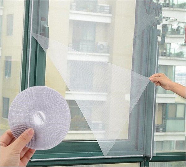 150*130cm Large Window Mosquito Net White Anti Mosquito Bug Insect Net Window Curtain DIY Flyscreen Polyester G416