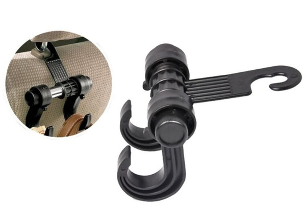 Car Seat hooks Double Hooks Coat Purse Shopping Bag Organizer Holder Plastic Hanger Car Hook Holder Seat hanger Auto Hooks Help