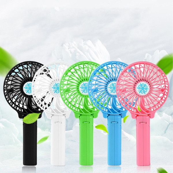 Portable Rechargeable Folding Fan USB Charging Cooler Removable Rotating Handheld Mini Outdoor Fans Pocket Folding Fan Free shipping NA16