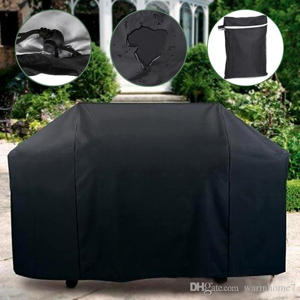 BBQ Cover Polyester Duty Waterproof Barbecue Grill Dust Rain Protector Barbeque Cover Outdoor Rain Grill Barbacoa Anti Dust Protector NB