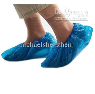 1000pcs Disposable Shoe Covers One Time Plastic PVC Shoe Cover Once-off