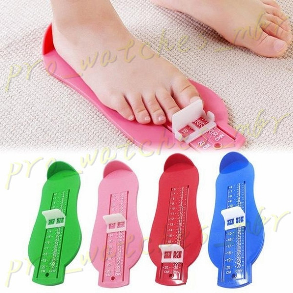 Newly Infant Toddler Measuring Ruler Baby Kid Feet Length Growing Subscript Foot Tool Baby Foot Measure Gauge Household Sundries H0064-1