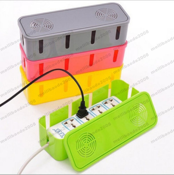 Useful Socket Cable Storage Box Wire Management Children Safety Tidy Organizer free shipping MYY