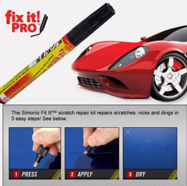 New Fix it PRO Car Coat Scratch Cover Remove Painting Pen Car Scratch Repair for Simoniz Clear Pens Packing car care