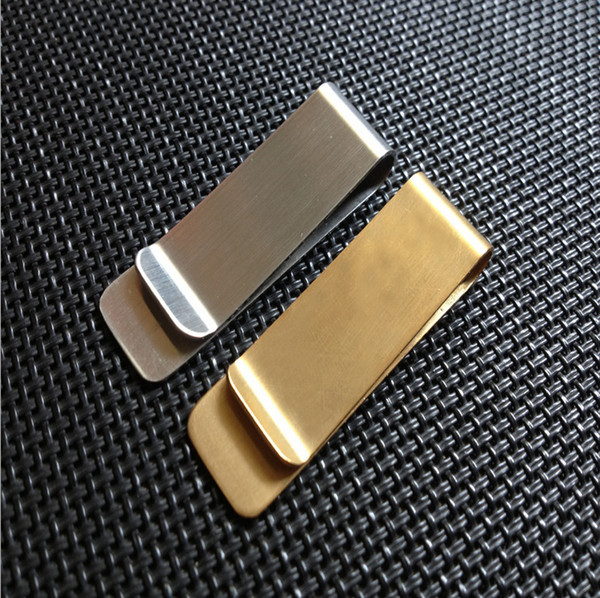 Free Shipping by dhl Fashion Simple Metal Money Clip Man Clamp Holder for Money Wallet W9076