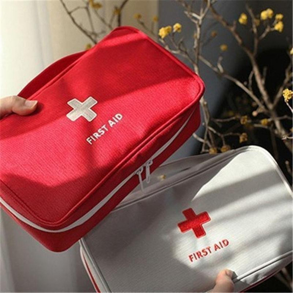 New Creative Portable Empty First Aid Bag Kit Pouch Home Office Medical Emergency Travel Rescue Case Bag Medical Package Top Quality