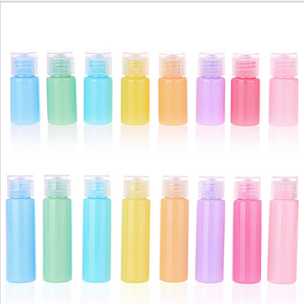 10ml/30ml Makaron Turn-over Bottle Cosmetic Essence Water BottlePortable Travel Filling Perfume Empty Trial Sample Bottle 8 colors