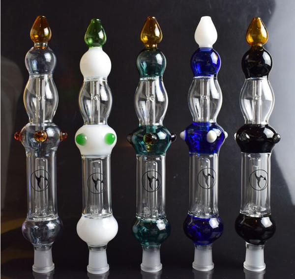 14MM Nectar Collector Joints Nectar Collector Grade 2 Honey Straw Concentrate Honey Dab Straw Mini Glass Bong Oil Rig