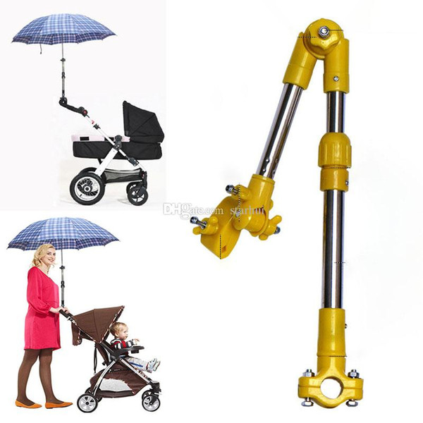 Umbrella Stand Adjustable Baby Stroller Support Structure Baby Car Holder Plastic Stroller Pram Umbrella Bar Stretch Stand Home WX9-1152