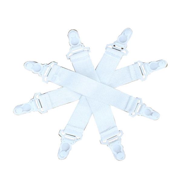 House Bed Sheet Fasteners Elastic Grippers Clip Holder 8 Pcs Housekeeping & Organization Belt
