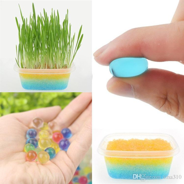 Soilless Gardening Crystal Mud Crystal Soil Big Water Beads Ball for Flowers Plants Home Decoration IB367