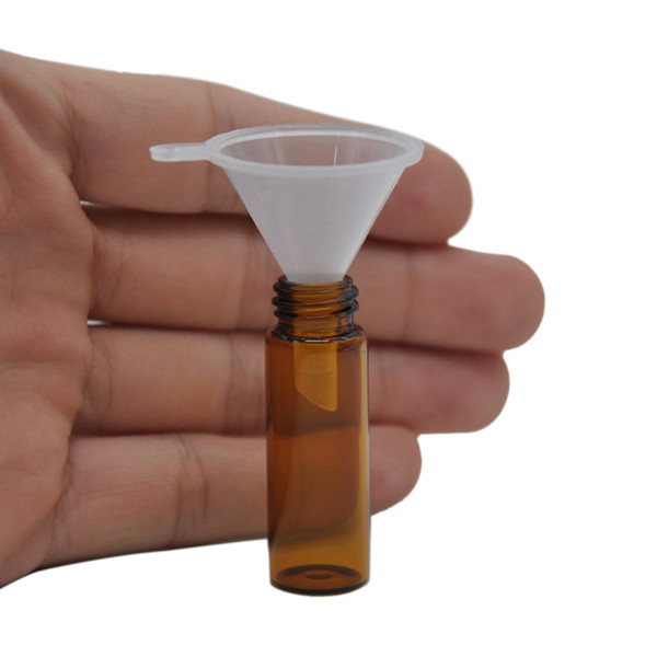 Mini Transparent Plastic Funnel for Oil Dry Herb Hopper Kitchen Cozinha Cooking Accessories Gadgets Perfume Emulsion Packing Auxiliary Tool