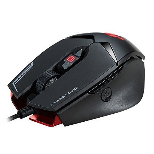 Gaming Mouse USB Wired MMO Gaming Mouse with red led 7 Programmable Buttons Optical Sensor Pixart for PC Gamer