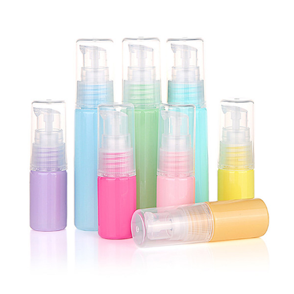 30ml Makaron Turn-over Bottle Cosmetic Essence Water BottlePortable Travel Filling Perfume Empty Trial Sample Bottle 8 colors