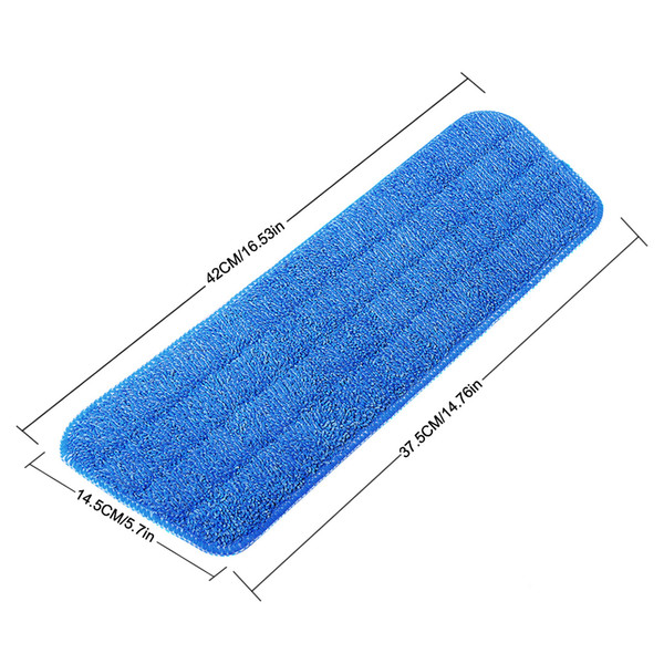 New Mop Floor Cleaning Replacement Cloth Microfiber Replacement Mop Pad Paste Cloth Cover Spray Water Spraying Flat Dust JJ0002