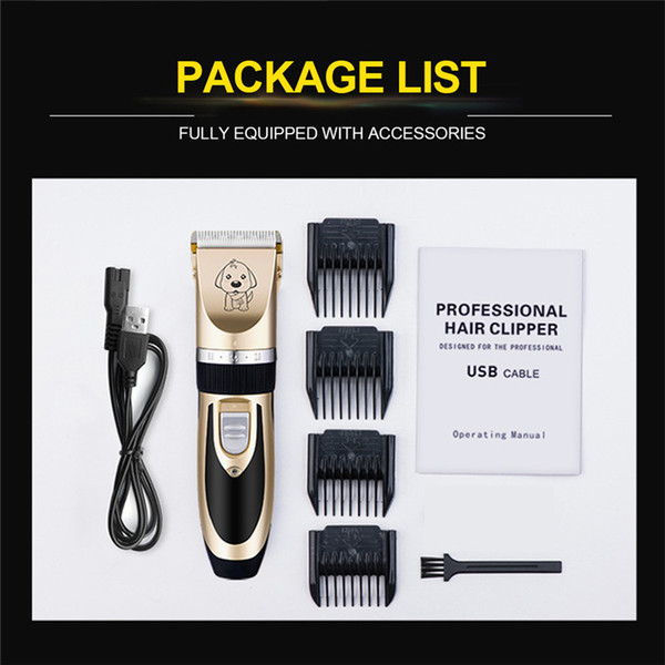 Pet electric professional hair clipper for cats and dogs pet grooming products hair clipper electric hair push