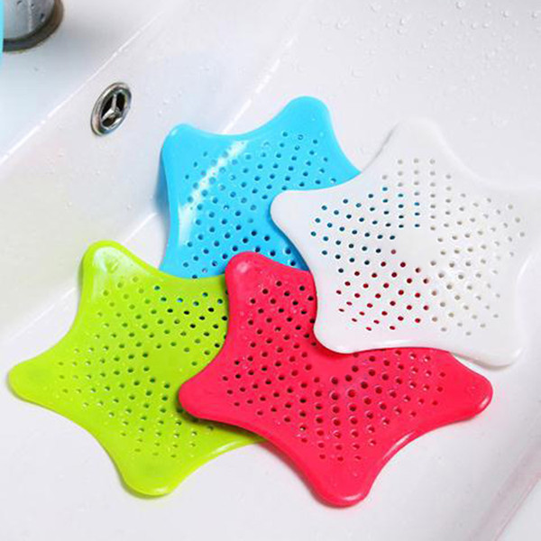 Colorful Silicone Sink Strainer Kitchen Sewer Drain Shower Hair Filter Leakage Filters