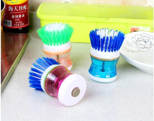 Kitchen Supplies to Facilitate The Hydraulic Wash Pressure liquid Wash Pot Brush Cleaning Brush Pot