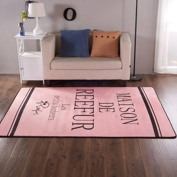 Imitation Marbling Carpet Cool 3D New Fashion Goddess Print Skid Resistant Carpet Girl Letter Leisure Carpet