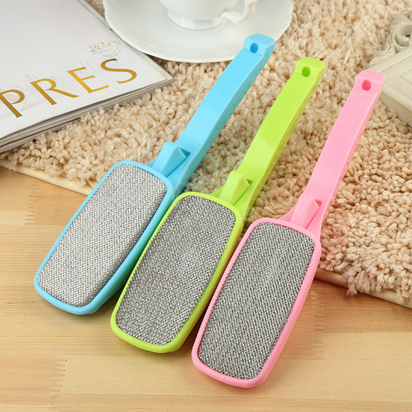 Double Sided Lint Remover Brush Velour Surface For Pet Fur and Lint Remover Pet Hair Remover with Self-Cleaning