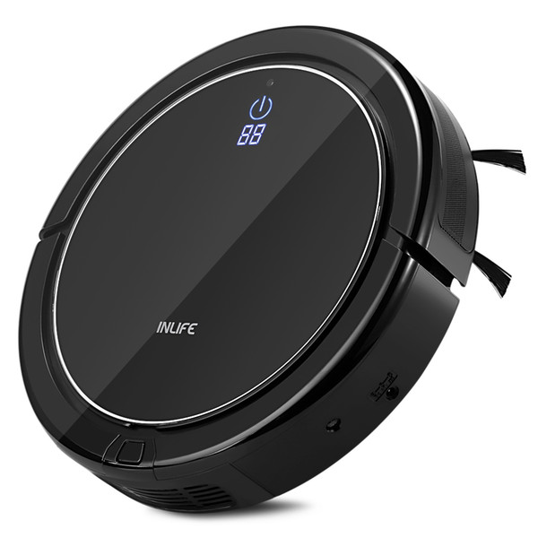 Inlife I7 Robotic Vacuum Cleaner with Strong Suction which can hold dust, debris legumes, seeds shells and other rubbish