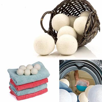 Wool Dryer Balls Premium Reusable Natural Fabric Softener 2.75inch Static Reduces Helps Dry Clothes in Laundry Quicker