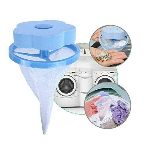 Reusable Floating Lint Mesh Bag Washing Filter Bag Laundry Ball Machine Reusable Hair Remover Tool Floating Lint Mesh Bag Hair Net Pouch