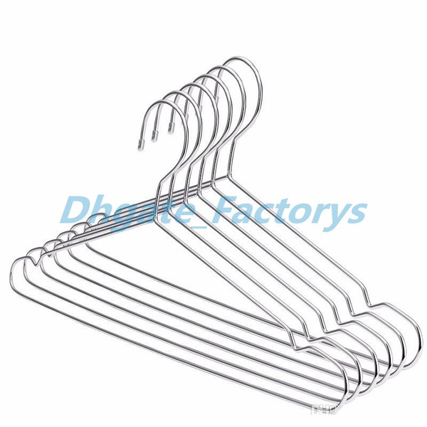 100pcs Stainless Steel Strong Metal Wire Hangers Coat Clothes Hangers 50cm Houseware Drying Clothes Organizer