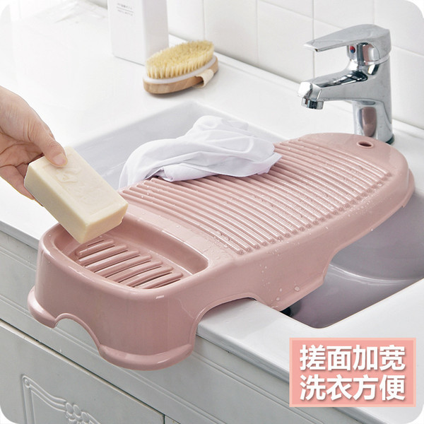 Rub The Ironing Board Household Wash Clothes Non-slip Mini- Washing Board Penalty Kneeling Originality Dormitory Plastic Laundry Washboard