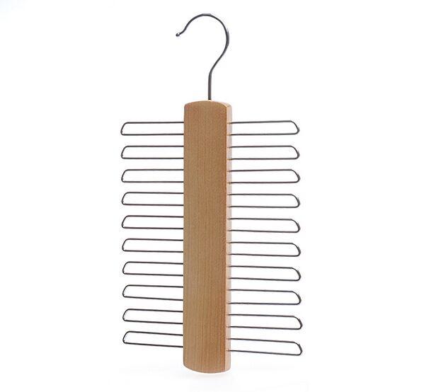 Creative Nonslip Neck Tie Belts Tie Hanger Velvet Fishbone Hangers Tie Hanger Rack Shawl Scarf Closet Holder Organizer