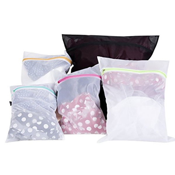 Laundry Bags For Blouse Hosiery Stocking Underwear Bra And Lingerie Travel Laundry Bag Mesh Washing Machine Cleaning Clothing Bags JHH7-1195