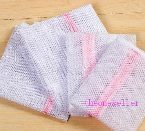 30*40CM Washing Machine Specialized Underwear Washing Bag Mesh Bag Bra Washing Care Laundry Bag in best price and qualty bag White 100pcs