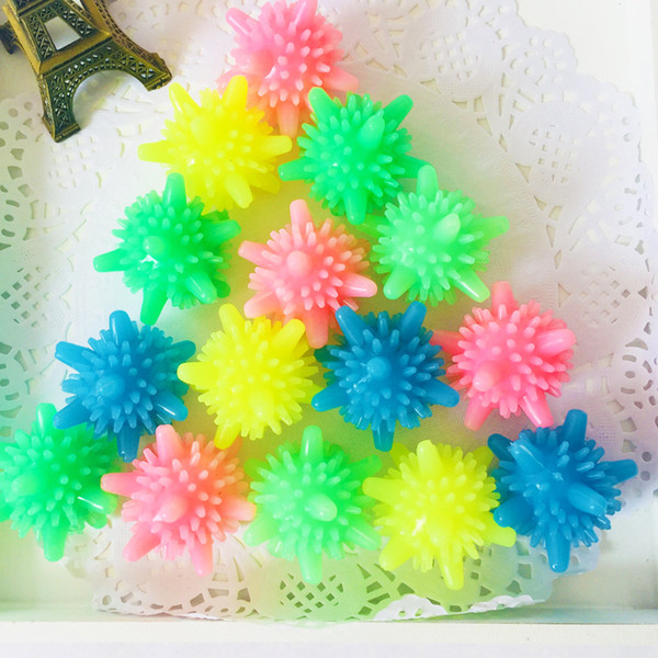 5cm Solid Colorful Laundry Balls Starfish Shaped Magic PVC Washing Ball Dryer Balls Reusable Washing Machine Balls for Cleaning Clothes