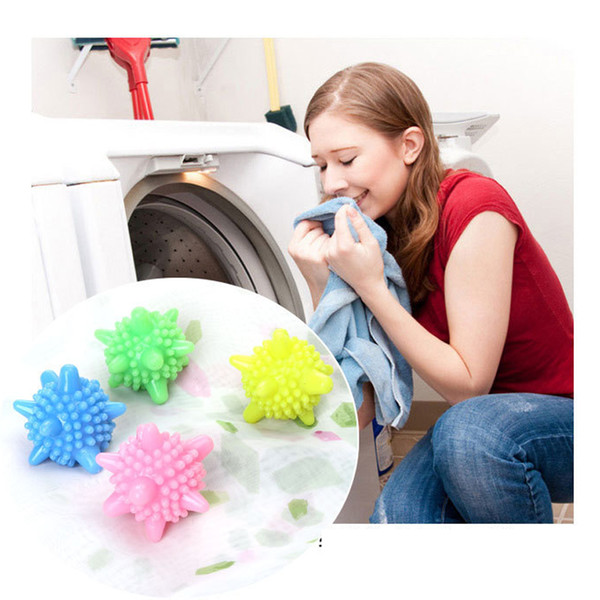 Decontamination Cleaning Ball Washing Machine Wash Plastic Solid Laundry Tools Anti-wrap Protection Wash Clothes Ball Clothing Racks