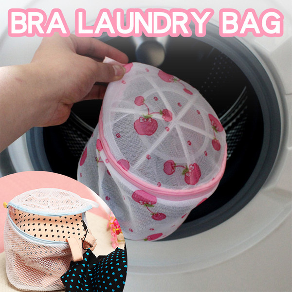 Bra Laundry Bags Laundry Net Wash bags Circular Shaped Brassiere wash Bag Bra Without Protection 15.5*13.5cm