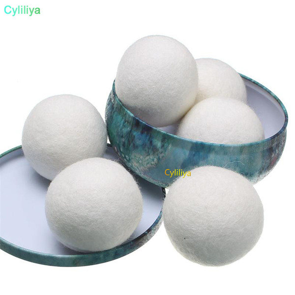 Wool Dryer Balls Premium Reusable Natural Fabric Softener 2.75inch Static Reduces Helps Dry Clothes in Laundry Quicker