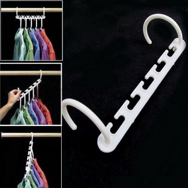 EMS Free Shipping 30packs/lot (240pcs/lot) Space Saver Wonder Magic Hanger Closet Organizer wonder hanger #70937