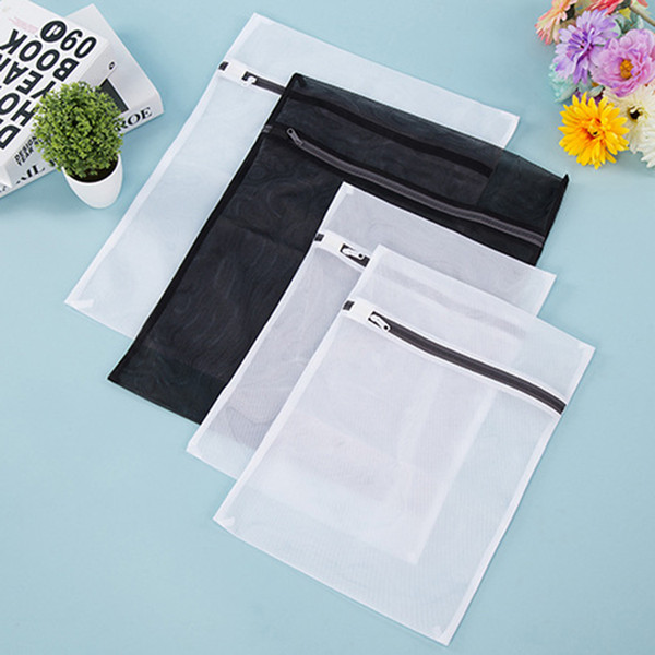 Washing Machine Specialized Underwear Washing Bag Mesh Bag Bra Wash Care Delicates Laundry Bag Set of 4 (2 Medium & 2 Large)