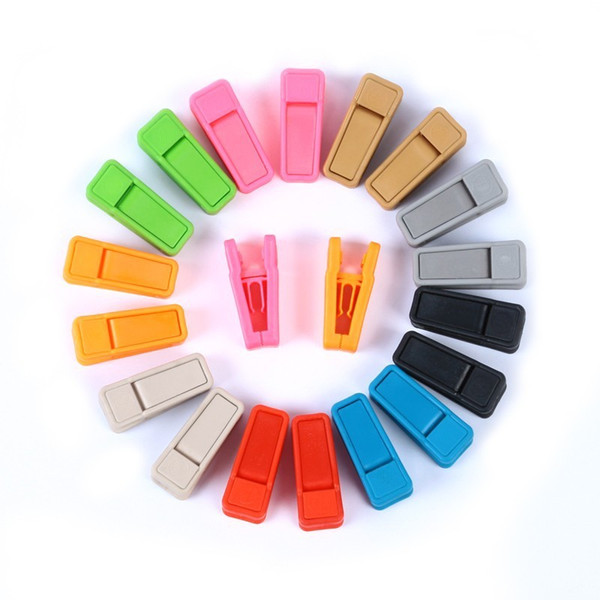 Resuable Tie Clip Universal Wet And Dry Clothes Hangers Easy To Use ABS Plastic Clothespin No Trace