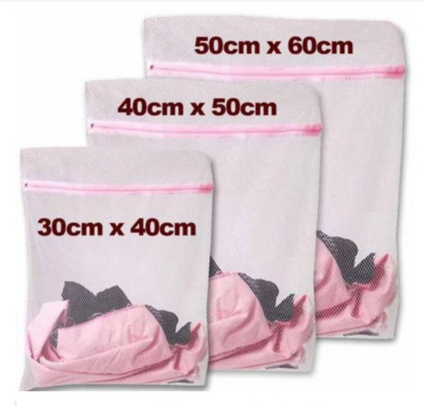 S/M/L Clothes Washing Machine Laundry Bra Aid Lingerie Mesh Net Wash Bag Pouch Basket