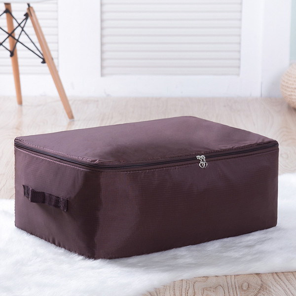 Popular 58*40*22 cm organization storage bag smooth reliable cloth medium portable household storage dampproof metal zipper delicate design