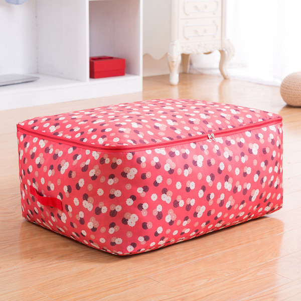 High quality nylon storage bag oxford fabric tough cloth 55*35*20 flower pattern portable household waterproof fashion design home trip