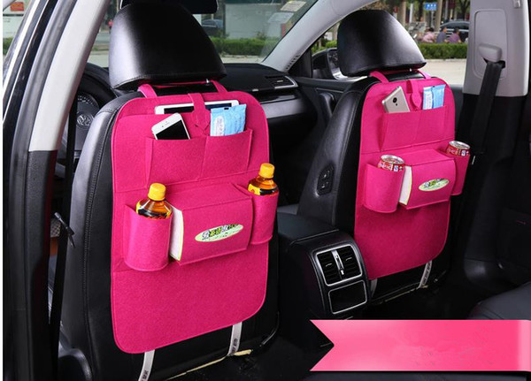 top Auto Car Seat Back Multi-Pocket Storage Bag Organizer Holder Accessory Multi-Pocket Travel Hanger Backseat Organizing A230