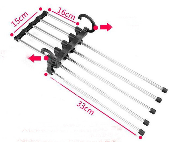 Wholesale Magic telescopic Trousers rack multipurpose trousers hanger