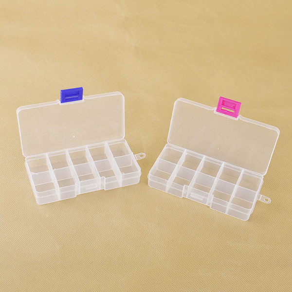 Cosmetic Adjustable Jewelry Necklace Clear Make Up Storage Box Organizador Case Holder Craft Makeup Organizer Tools