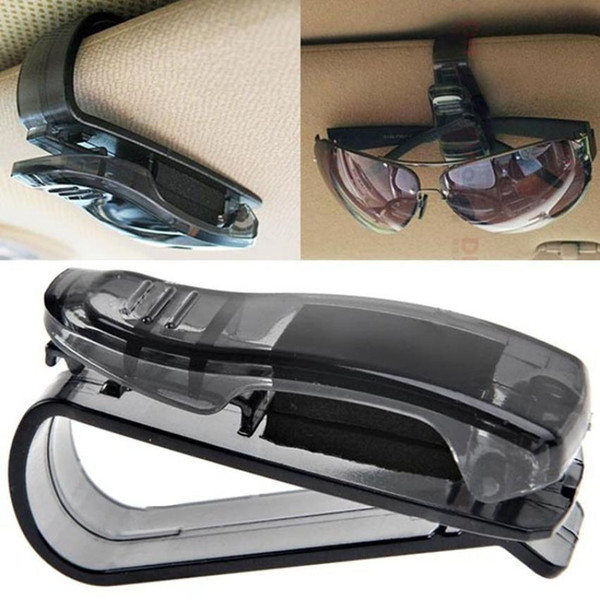 Car Sun Visor Glasses Sunglasses Ticket Receipt Card Clip Storage Holder Racks for drop shipping 10pcs