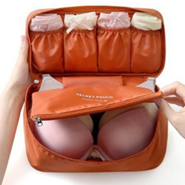 Travel Accessories Women's Storage Bag For Underwear Clothes Lingerie Bra Organizer Cosmetic Pouch Suitcase Case