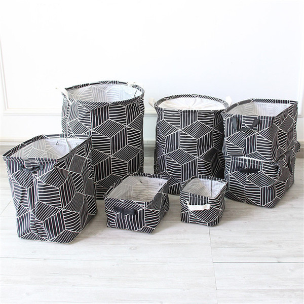 7PCS/SET Organizer Bo
8000
x for office Container Shoe Kitchen Jewelry Box Cosmetic Makeup Organizer Geometry Storage Laundry Basket