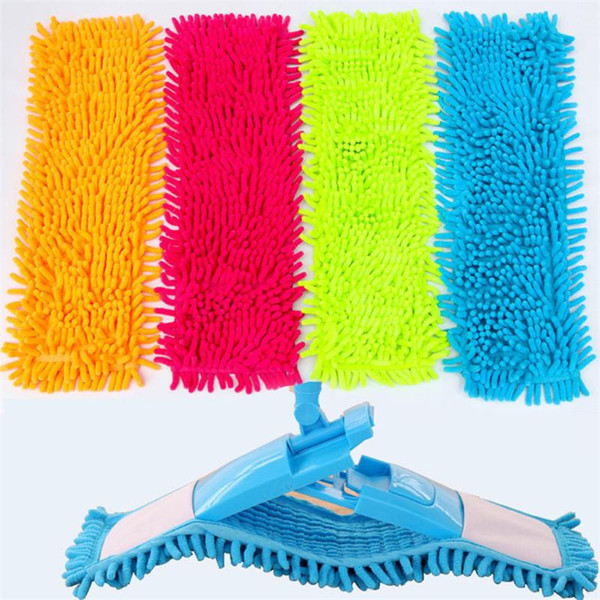 Home Cleaning Pad Chenille Household Dust Head Replacement Microfiber Replace Rectangle Mop Heads Drop Shipping C19041701